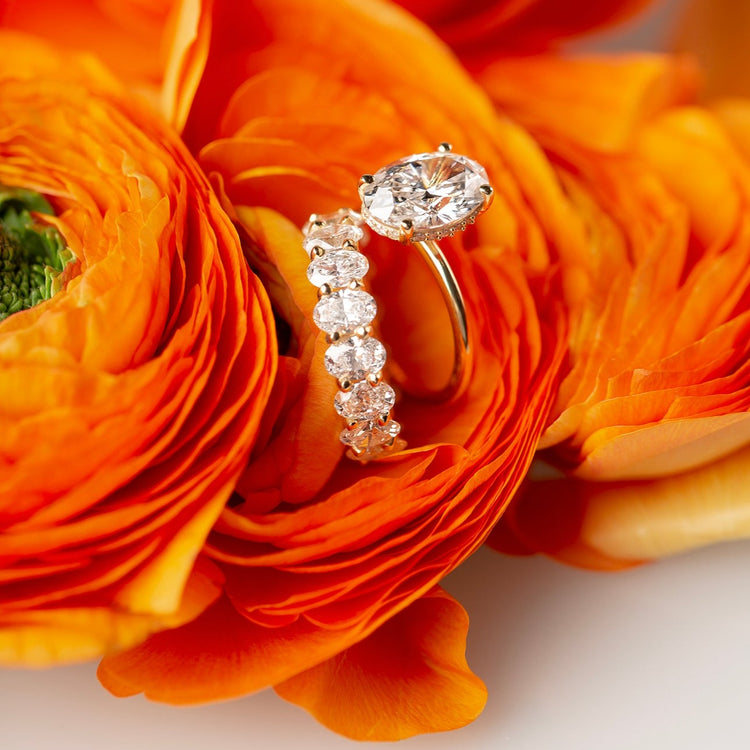 Solitaire Oval Engagement Ring
