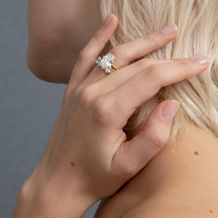 Solitaire Oval Engagement Ring