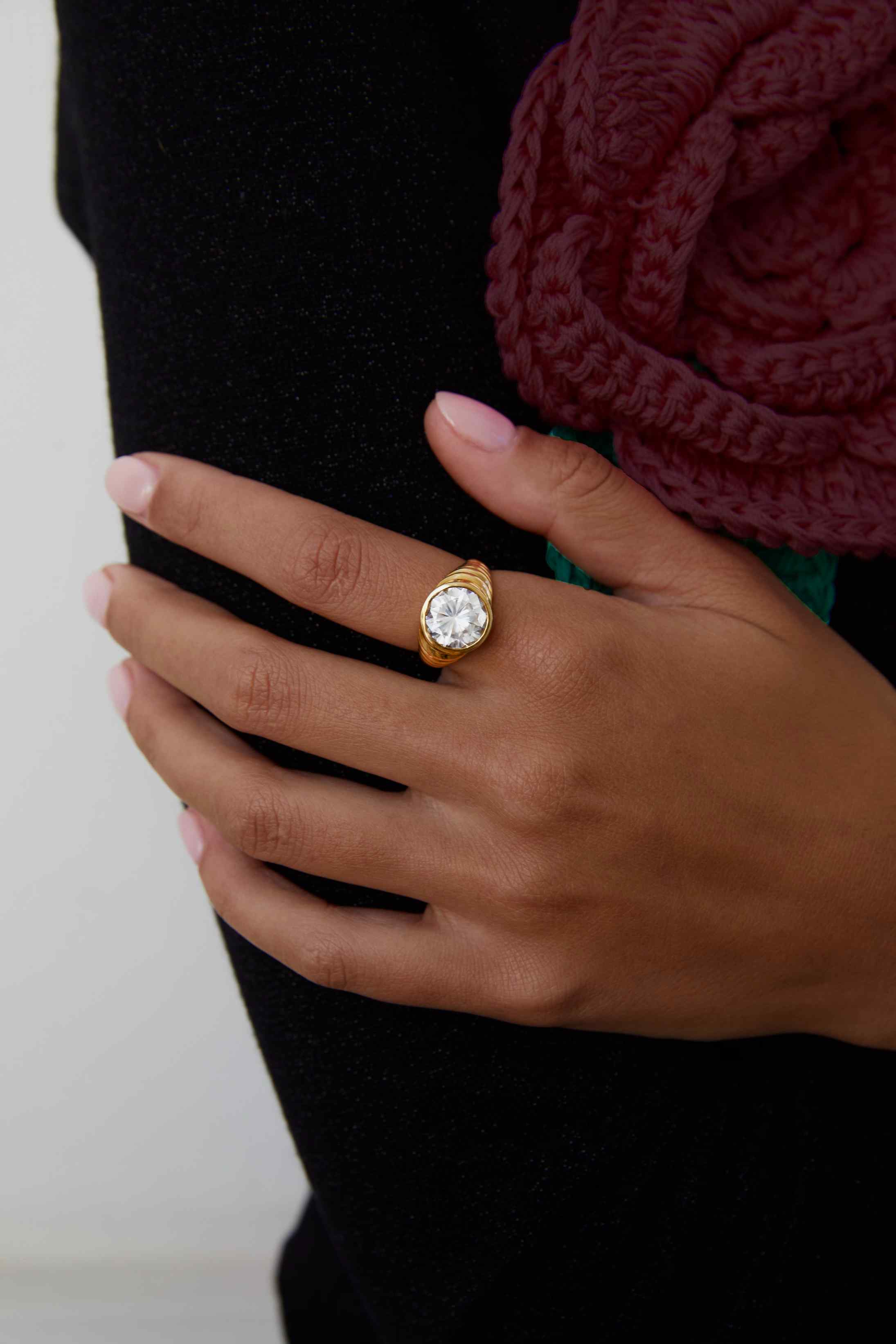 Nina Bezel Diamond Ring