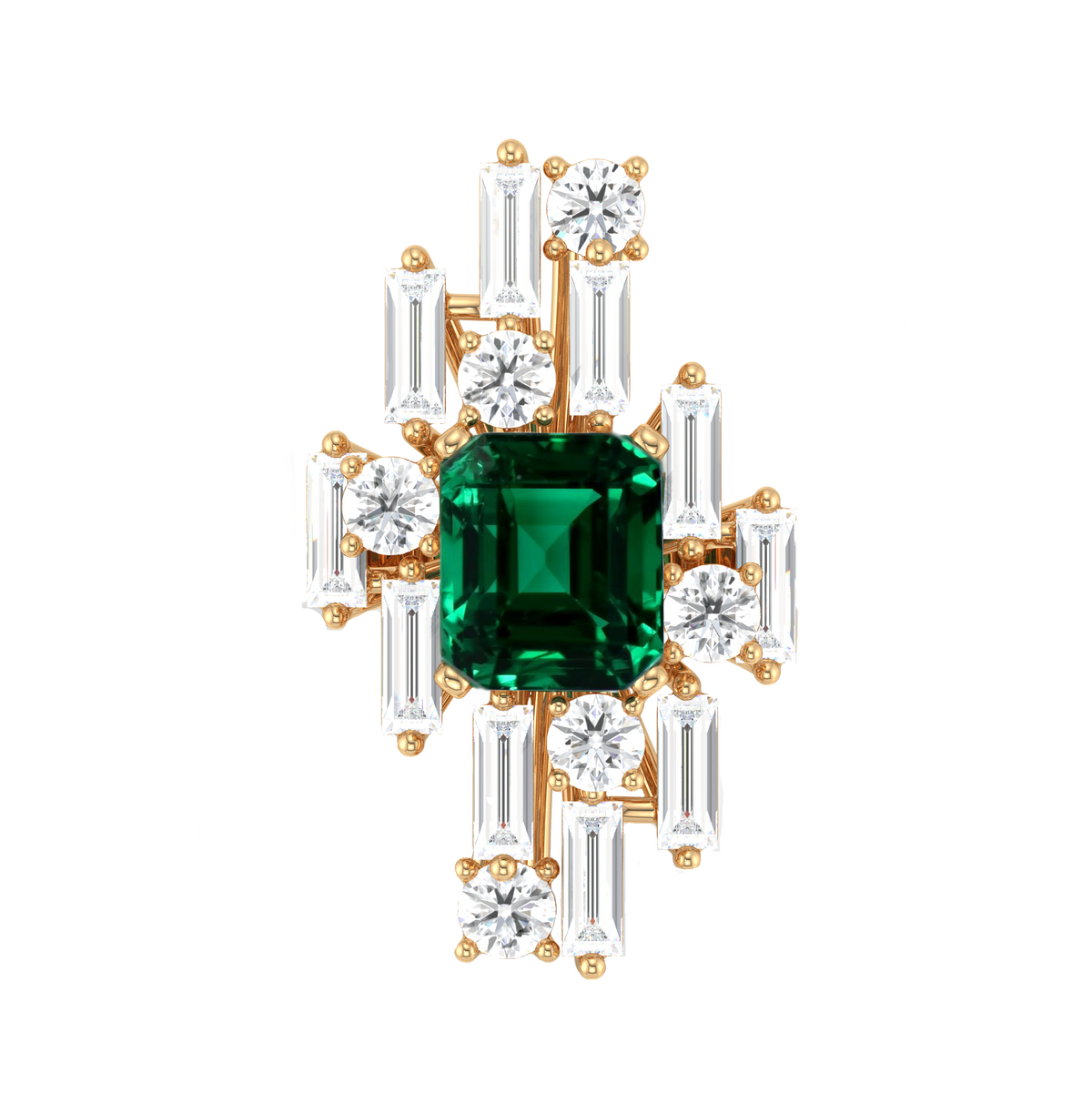 Nina Emerald Ring