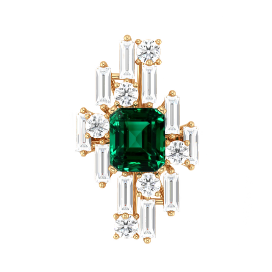 Nina Emerald Ring