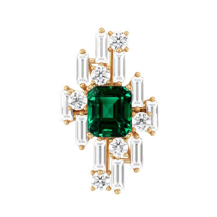 Nina Emerald Ring